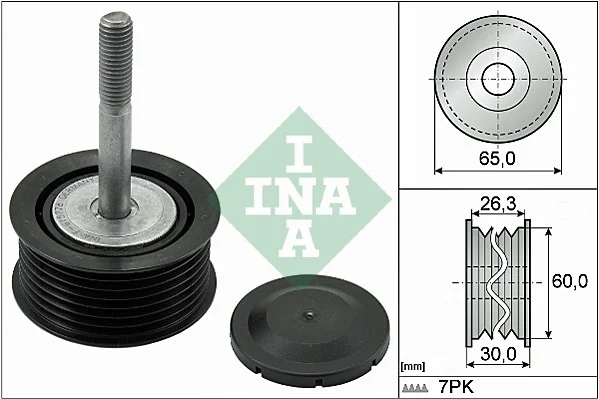 Vratna/vodici kladka, klinovy zebrovy remen Schaeffler INA 532079310