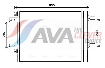 Kondenzátor, klimatizace AVA Clever Choice CNA5308D