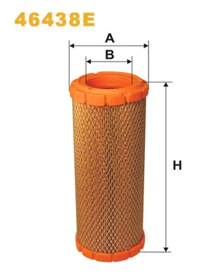 Vzduchový filtr WIX FILTERS 46438E