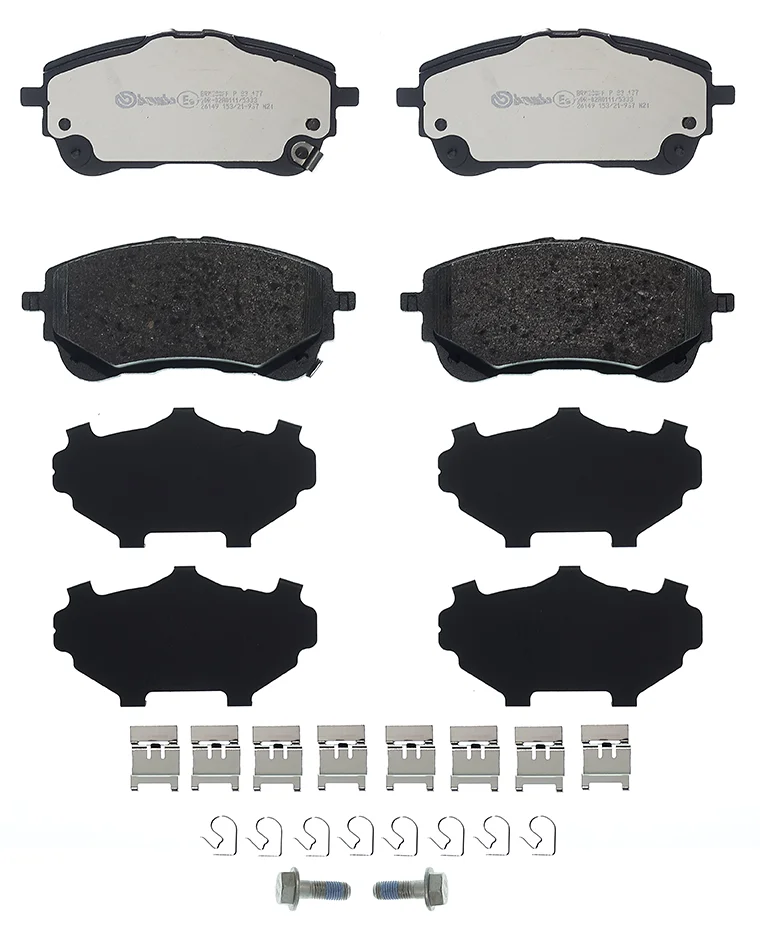 Sada brzdových destiček, kotoučová brzda BREMBO P83177