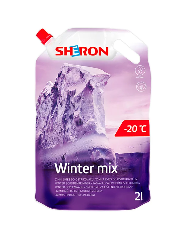 SHERON Zimní ostřikovač Softpack -20 °C 2 lt Winter Mix 1312142 SHERON Zimní ostřikovač Softpack -20 °C 2 lt Winter Mix 1312142