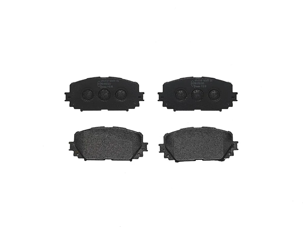 Sada brzdových destiček, kotoučová brzda BREMBO P83101