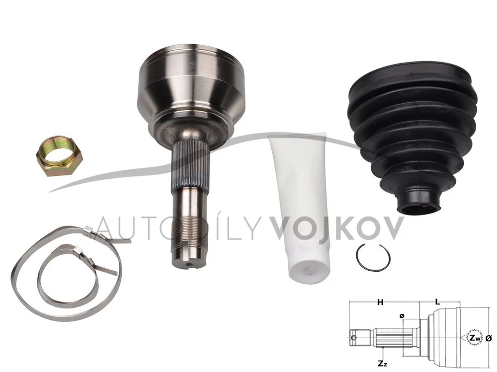 Homokinetický kloub hnací hřídele v:31046