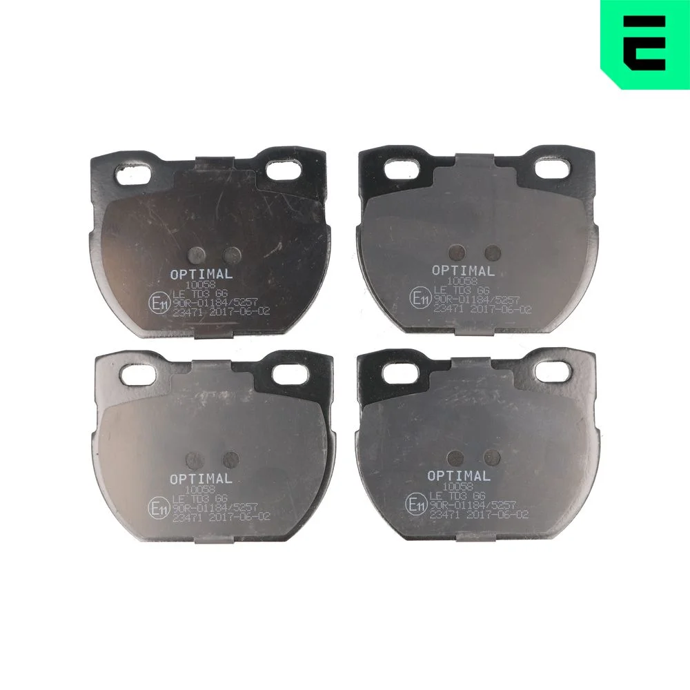 Sada brzdových destiček, kotoučová brzda OPTIMAL BP-10058