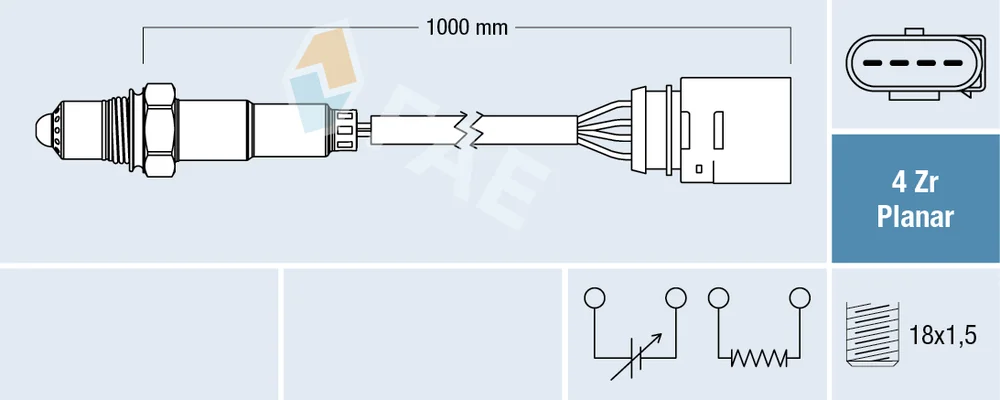 Lambda sonda FAE 77404 – OE 06F906262D