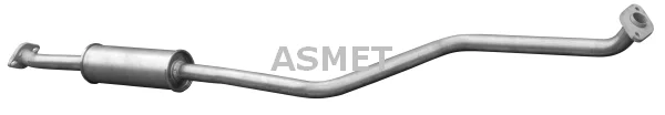 Stredni tlumic vyfuku ASMET 11.041 – OE ZL06-40-300A Stredni tlumic vyfuku ASMET 11.041 – OE ZL06-40-300A