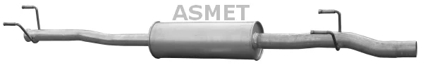 Stredni tlumic vyfuku ASMET 02.059 – OE 9064904301 Stredni tlumic vyfuku ASMET 02.059 – OE 9064904301