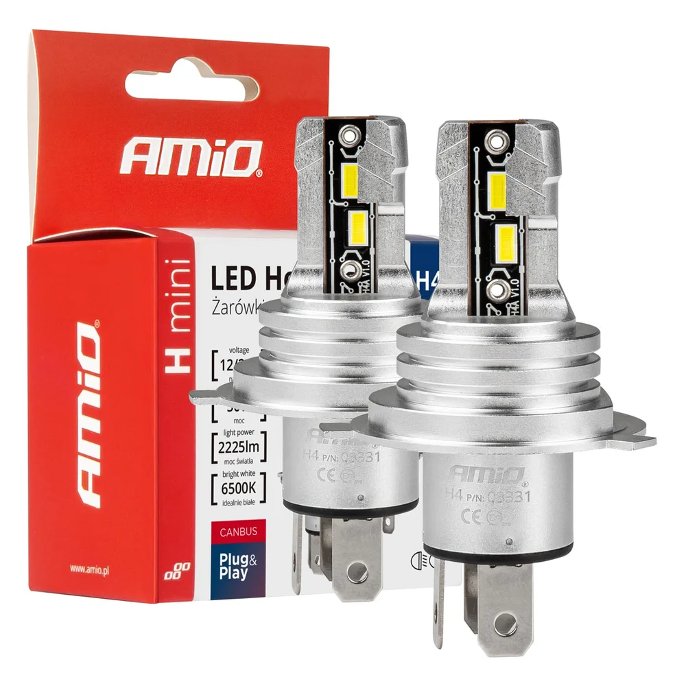 H-MINI H4 LED AUTOŽÁROVKY AMIO 03331 H-MINI H4 LED AUTOŽÁROVKY AMIO 03331