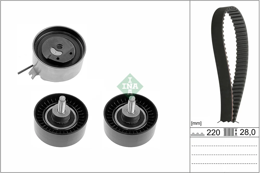 ozubení,sada rozvodového řemene Schaeffler INA 530045610 ozubení,sada rozvodového řemene Schaeffler INA 530045610