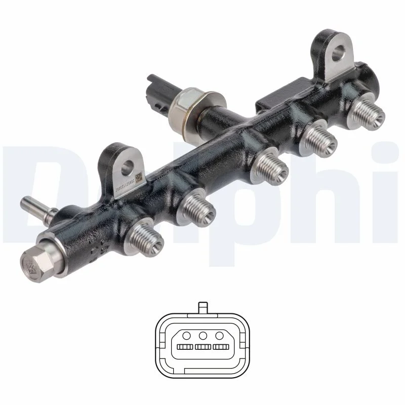 Rozdělovací trubka, palivo DELPHI 28285170-12B1