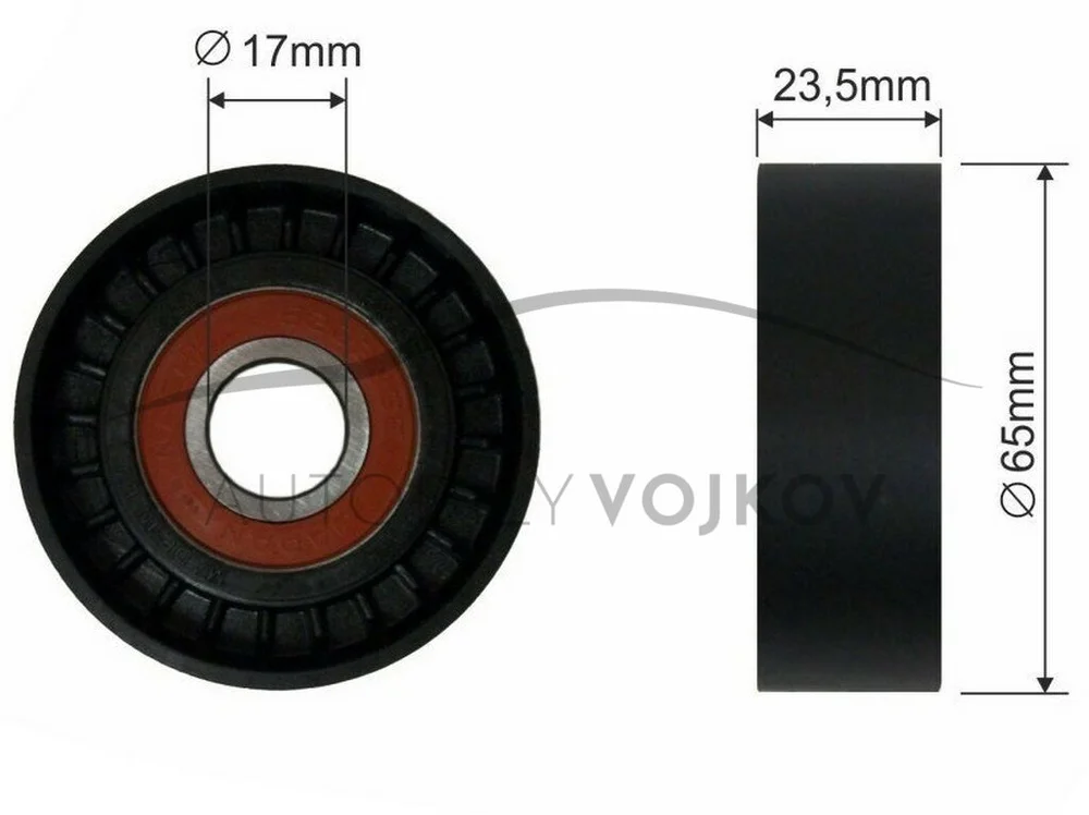 Napínací kladka klínového řemenu v:30336 Napínací kladka klínového řemenu v:30336