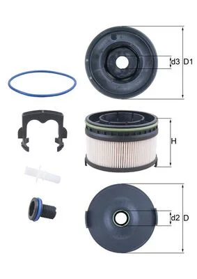 Palivový filtr KNECHT KX568KIT