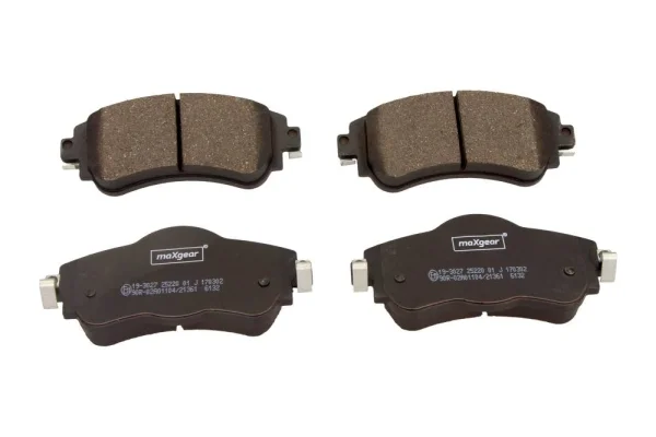 Sada brzdových destiček, kotoučová brzda MAXGEAR 19-3027