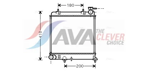 Chladič, chlazení motoru AVA Clever Choice HYA2085 Chladič, chlazení motoru AVA Clever Choice HYA2085