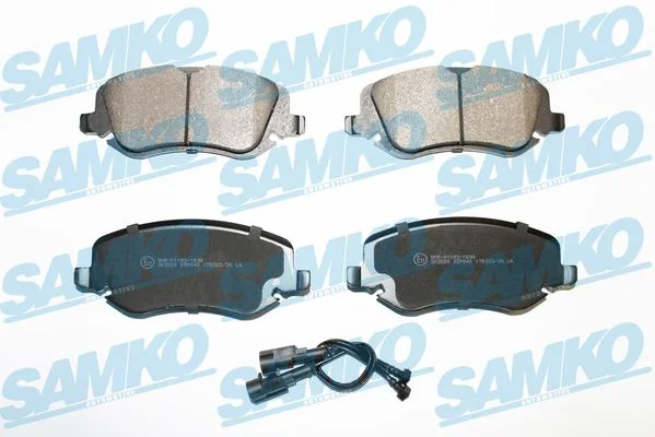 Sada brzdových destiček, kotoučová brzda SAMKO 5SP842