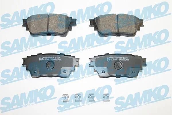 Sada brzdových destiček, kotoučová brzda SAMKO 5SP2180