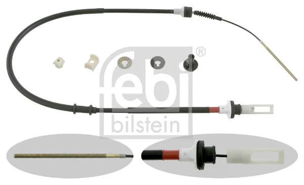 Tazne lanko, ovladani spojky FEBI BILSTEIN 12756 Tazne lanko, ovladani spojky FEBI BILSTEIN 12756
