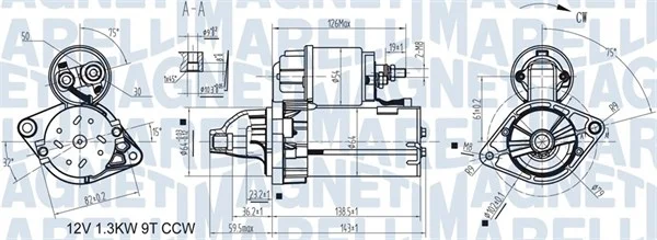 Startér MAGNETI MARELLI 063721346010