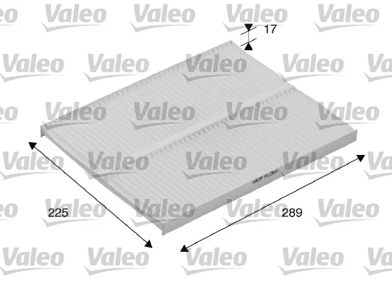 Filtr, vzduch v interiéru VALEO 698167