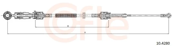 Tazne lanko, rucni prevodovka COFLE 10.4280 – OE 25117547368 Tazne lanko, rucni prevodovka COFLE 10.4280 – OE 25117547368