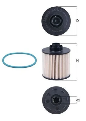 Palivový filtr KNECHT KX420D