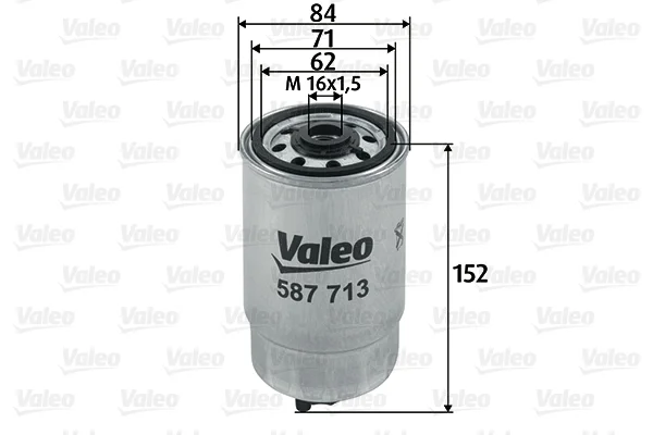 Palivový filtr VALEO 587713