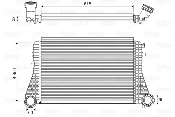 Chladič turba VALEO 818795