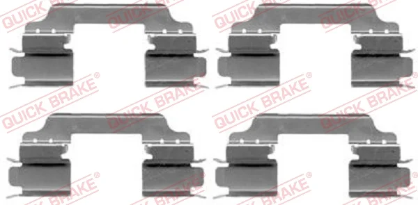 Sada prislusenstvi, oblozeni kotoucove brzdy QUICK BRAKE 109-1649