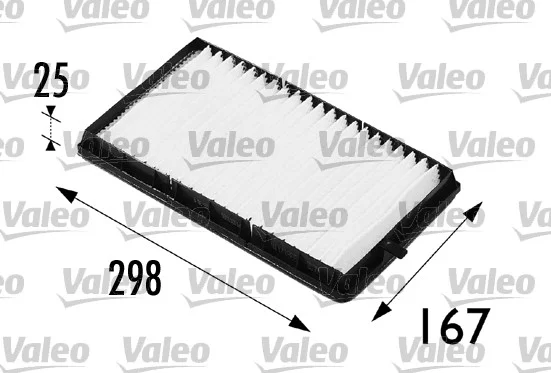 Filtr, vzduch v interiéru VALEO 698171