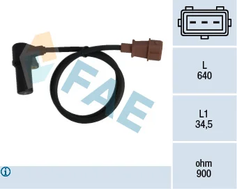 Snímač počtu otáček, řízení motoru FAE 79076 – OE 46411135