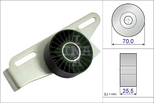 Napinaci kladka, zebrovany klinovy remen Schaeffler INA 531086810