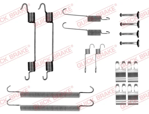 Sada příslušenství, brzdové čelisti QUICK BRAKE 105-0029 Sada příslušenství, brzdové čelisti QUICK BRAKE 105-0029