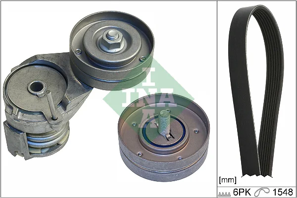 Sada zebrovanych klinovych remenu Schaeffler INA 529010810