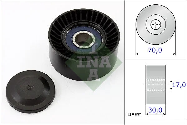 Napinaci kladka, zebrovany klinovy remen Schaeffler INA 531087310