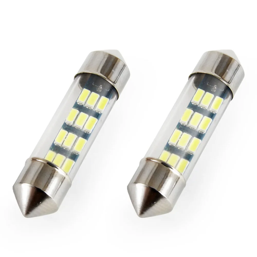 ZAROWKI LED C5W C10W 36MM BÍLÁ 12V AMIO 01090 - Obrázek 2