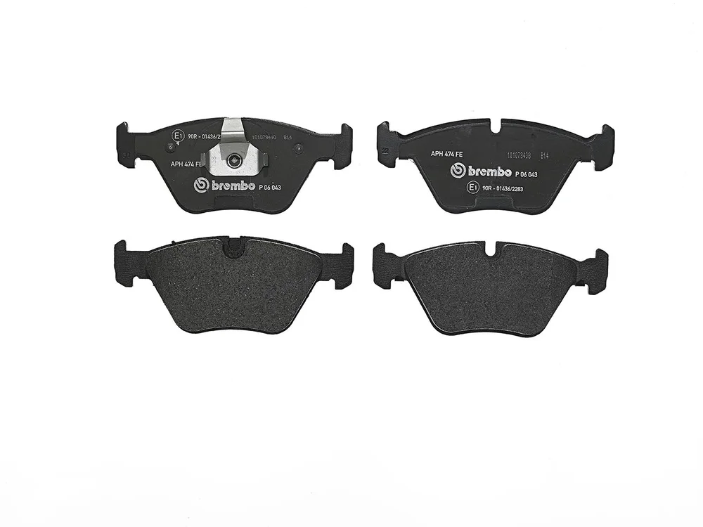 Sada brzdových destiček, kotoučová brzda BREMBO P06043