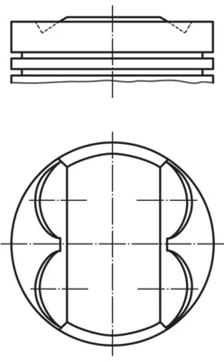 Píst MAHLE 081PI00106001 – OE 11257558529