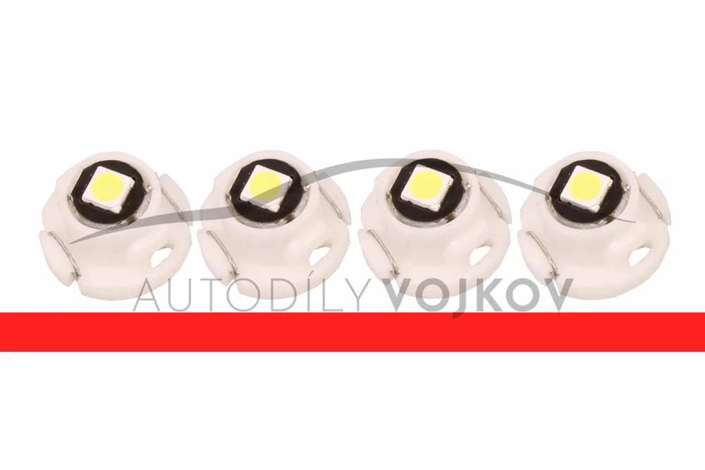 Žárovka LED T4.7 červená sada 4ks v:64306