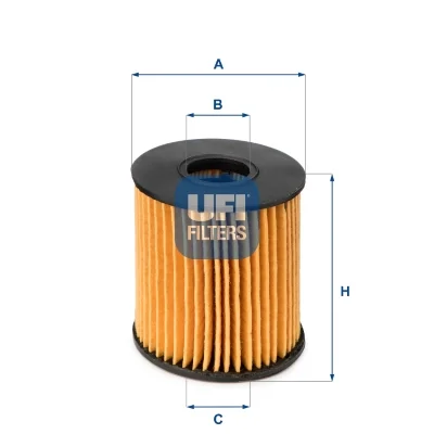 Olejový filtr UFI 25.060.00 Olejový filtr UFI 25.060.00