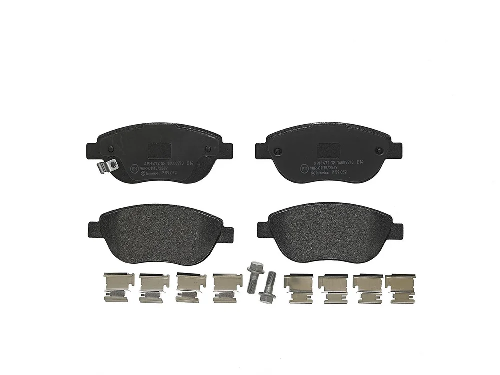 Sada brzdových destiček, kotoučová brzda BREMBO P59052