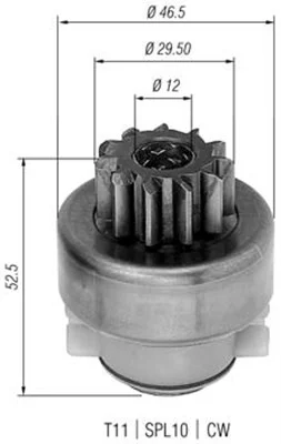 Pastorek, startér MAGNETI MARELLI 940113020283 – OE 9941846 Pastorek, startér MAGNETI MARELLI 940113020283 – OE 9941846