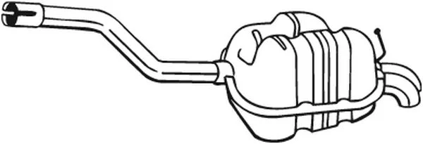 Zadni tlumic vyfuku BOSAL 233-871 – OE 1K5253609E