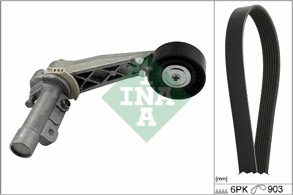 Sada žebrovaných klínových řemenů Schaeffler INA 529050410