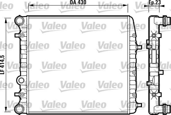 Chladič, chlazení motoru VALEO 732863