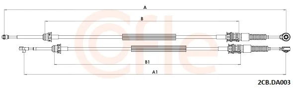 Tazne lanko, rucni prevodovka COFLE 2CB.DA003 – OE 349015922R Tazne lanko, rucni prevodovka COFLE 2CB.DA003 – OE 349015922R