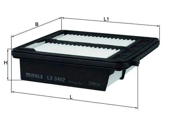 Vzduchový filtr MAHLE LX3462 – OE 17220RTW000