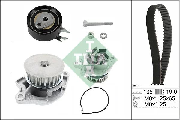 Vodni pumpa + sada ozubeneho remene Schaeffler INA 530016631
