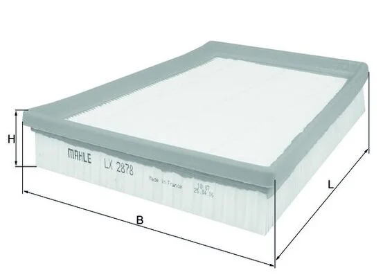 Vzduchový filtr MAHLE LX2878 – OE 3W0129320