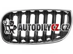 14.64.233 L část mřížky, chrom/černá