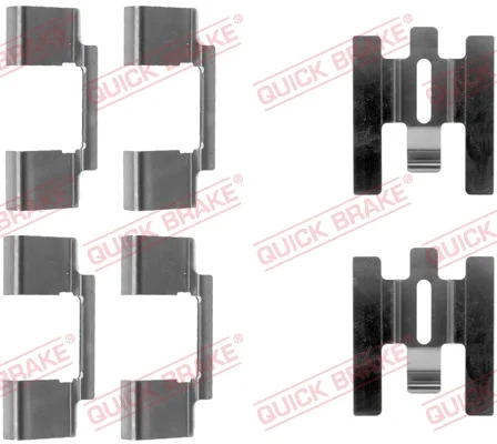 Sada prislusenstvi, oblozeni kotoucove brzdy QUICK BRAKE 109-1160